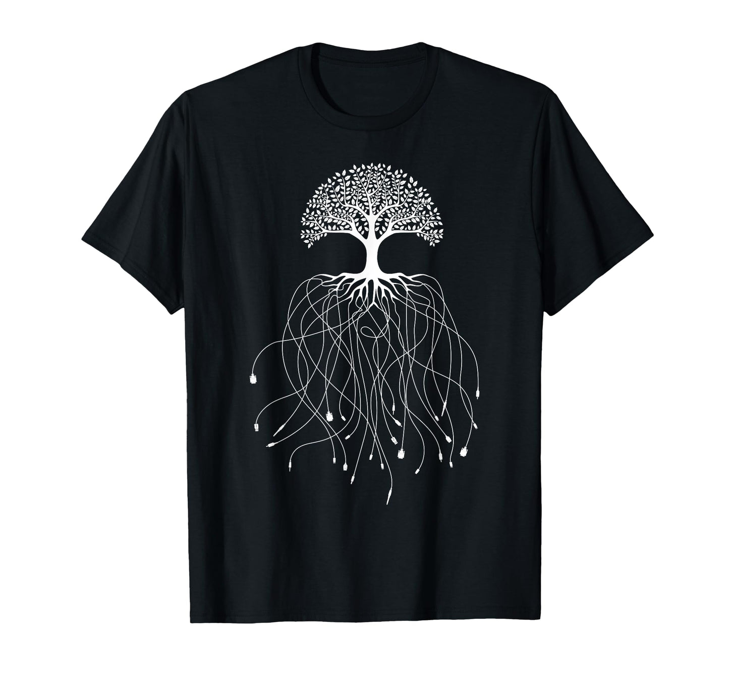 Audio Cable Tree Synth Shirt Synthwave Modular Synthesizer T-Shirt