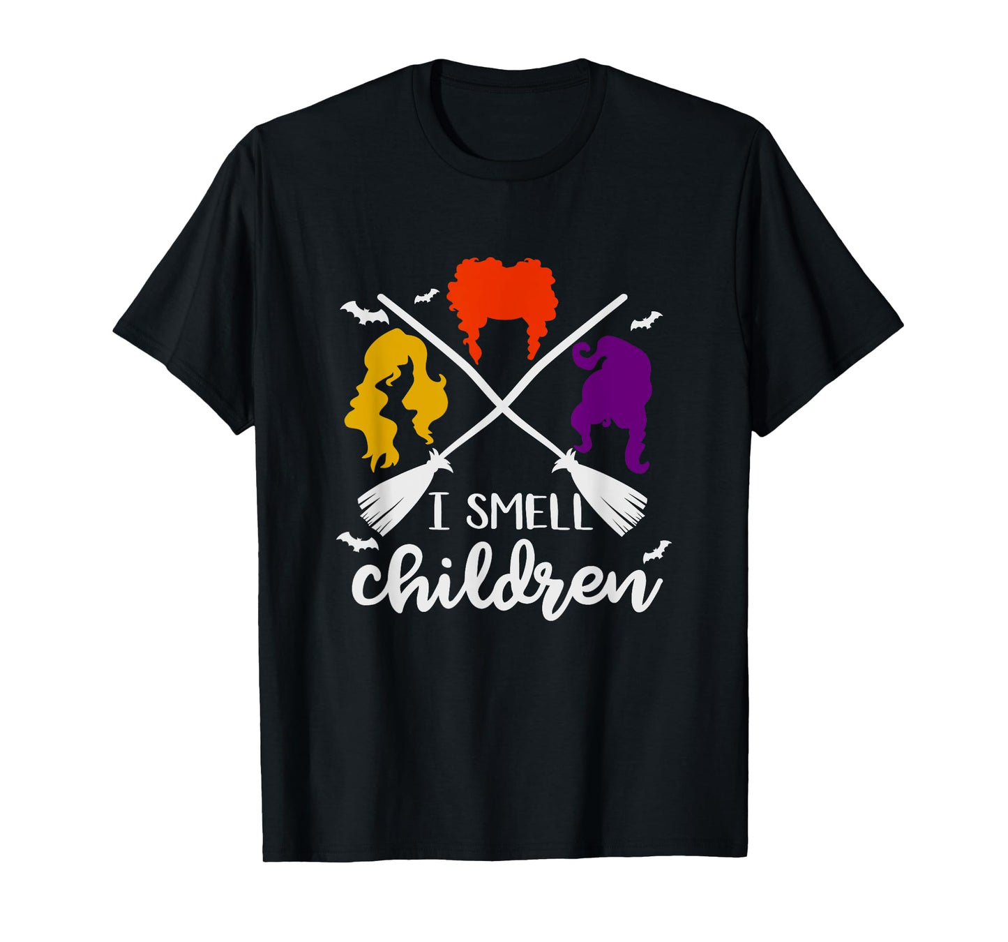 I Smell Children Funny Witch Halloween Lazy costume Gift T-Shirt