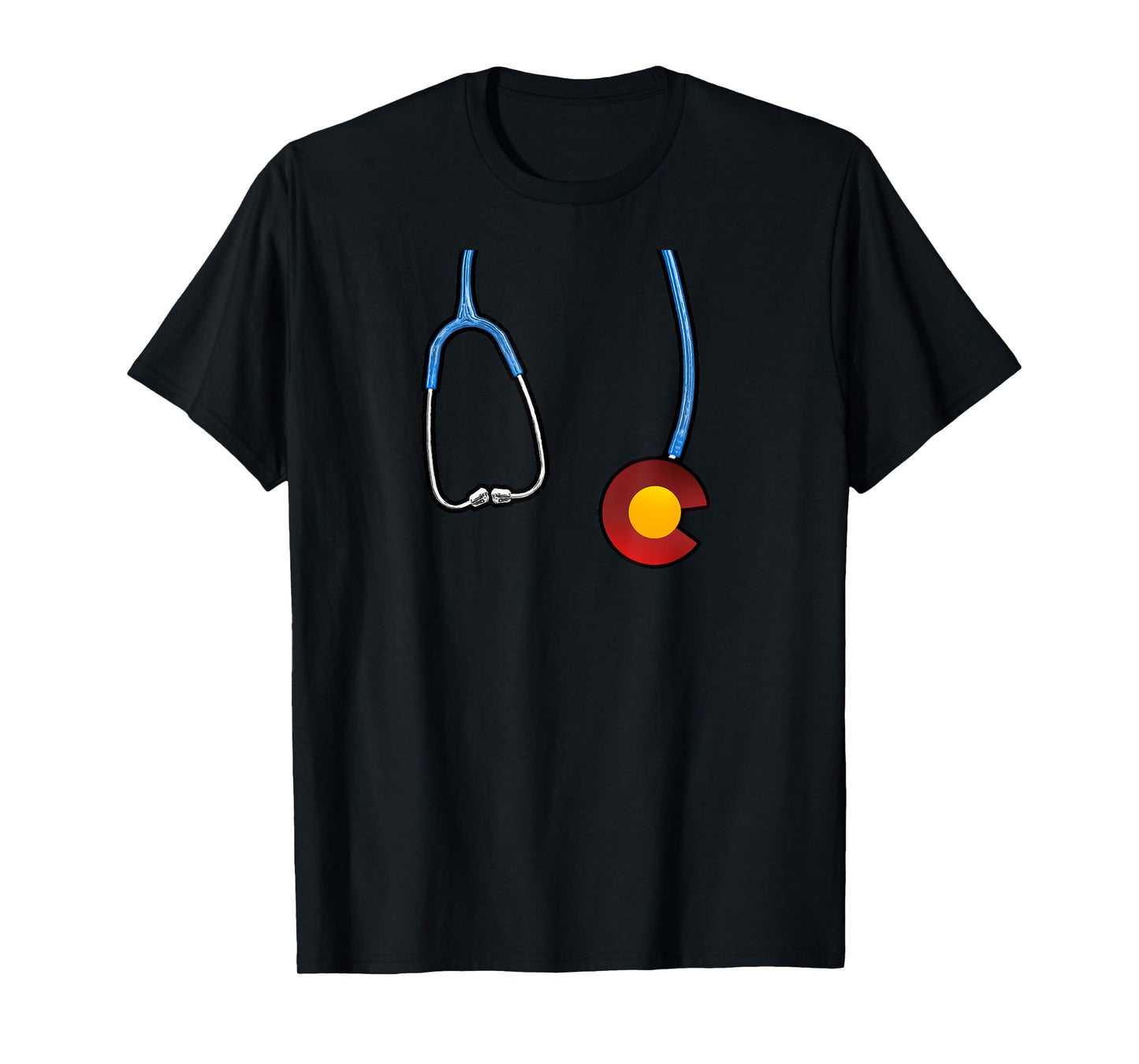 Colorado Flag Inspired Shirt for Nurse or Doctor