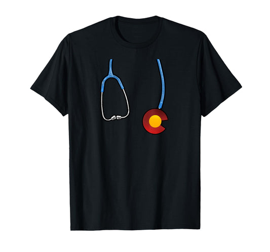 Colorado Flag Inspired Shirt for Nurse or Doctor