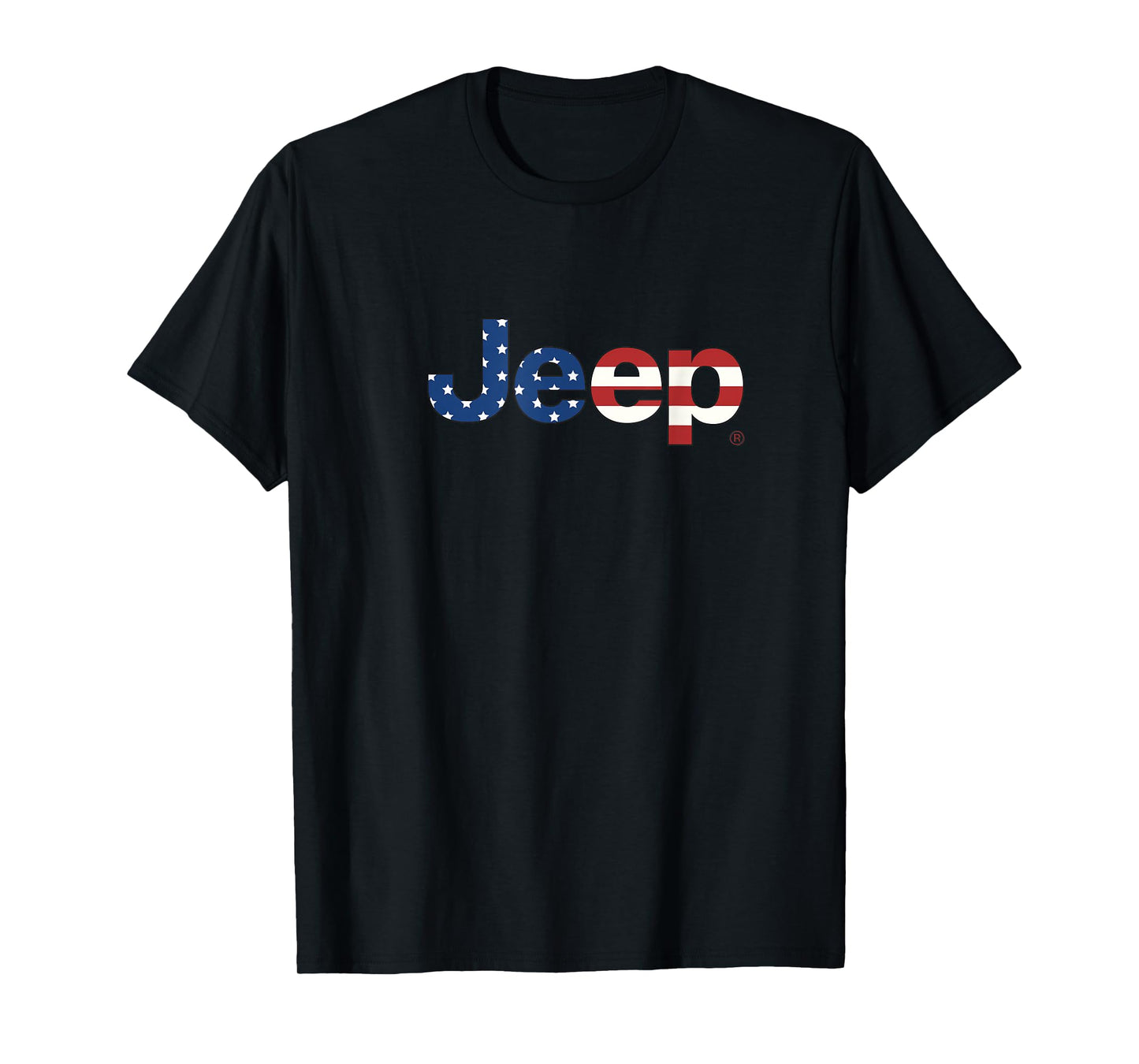 Jeep Flag Wordmark Logo T-Shirt