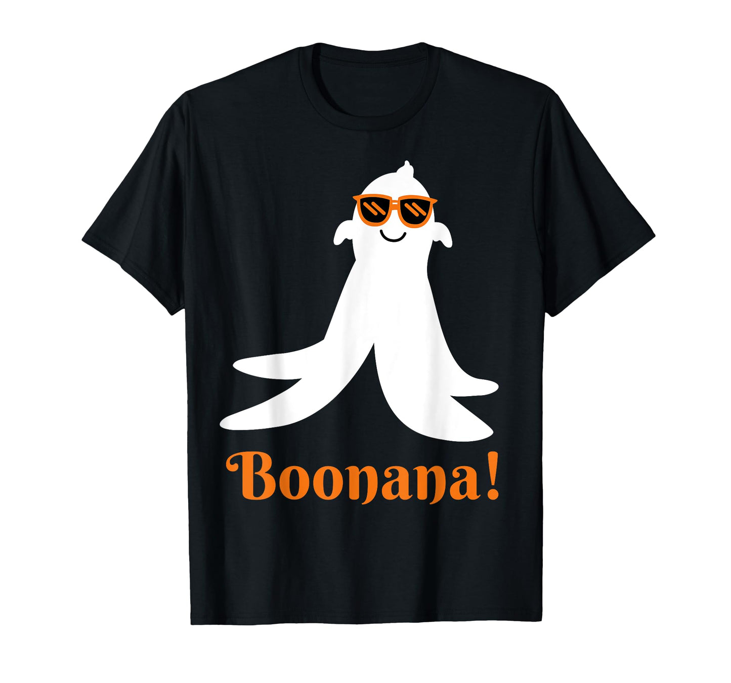 Boonana Boo-Nana Funny Halloween Costume Ghost Banana Puns T-Shirt