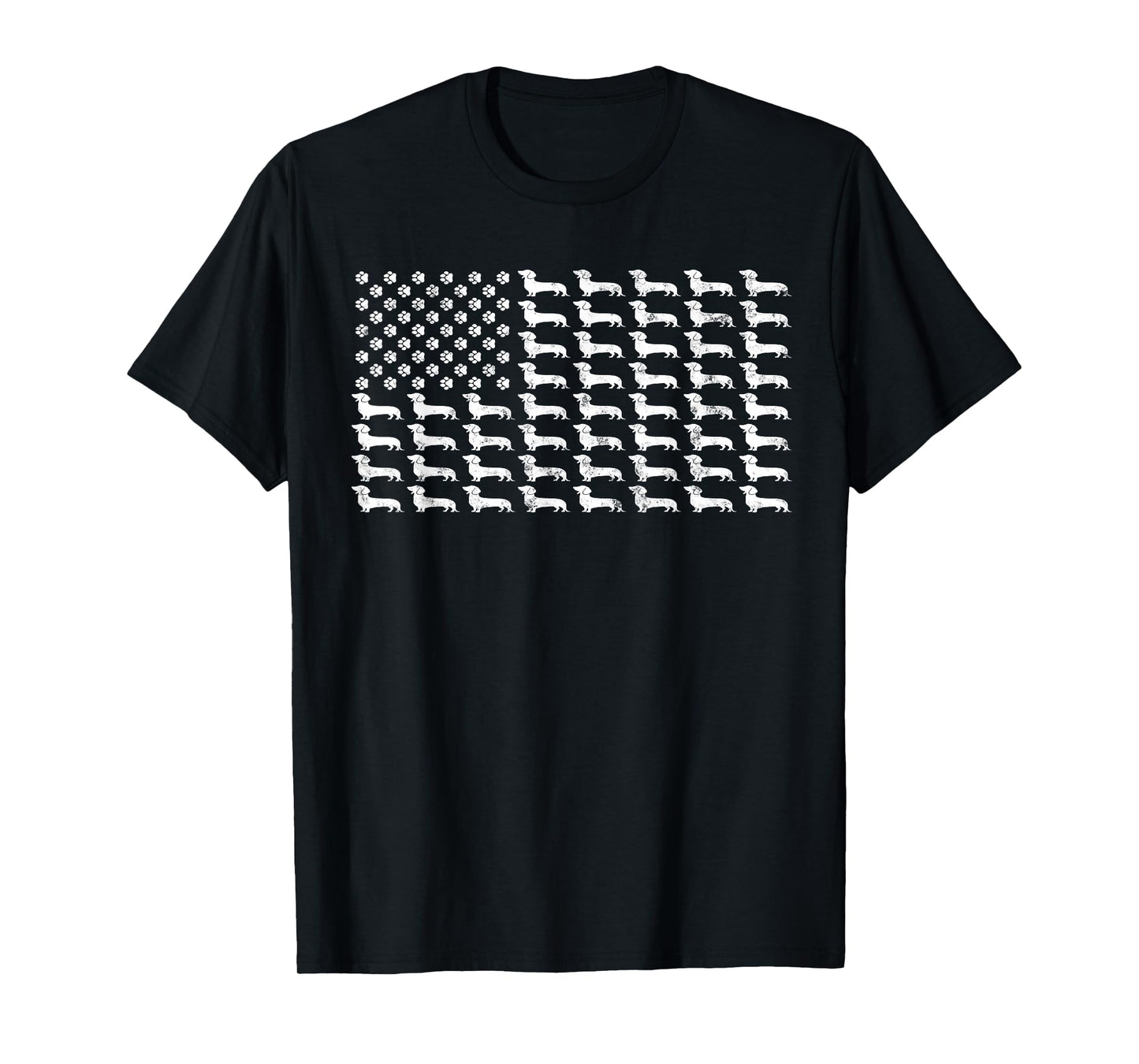 American Flag Dachshund Patriotic Dog Dad Mom 4th Of July T-Shirt