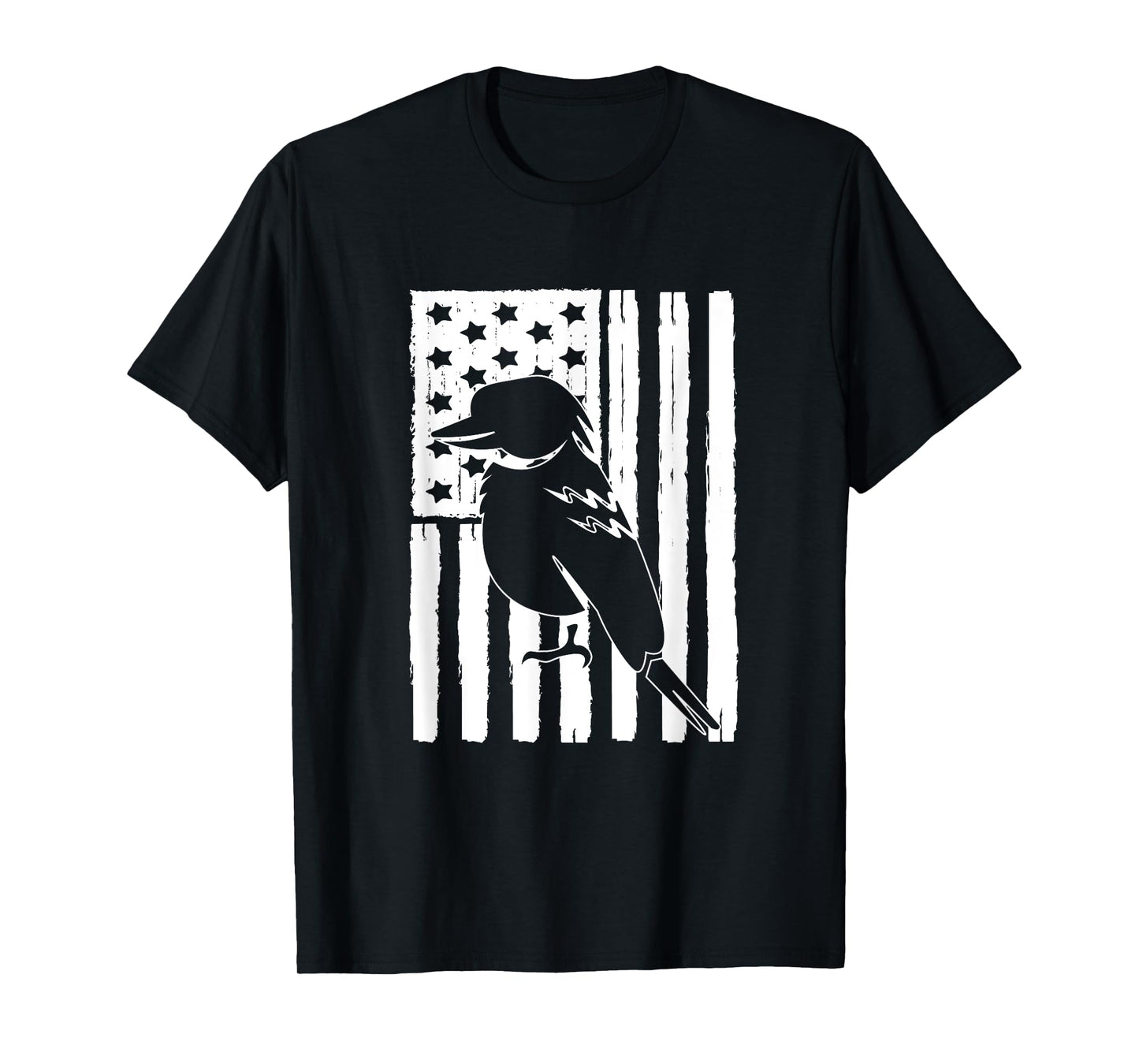 American Flag Kookaburra Theme Idea For Tropical Bird Lovers T-Shirt