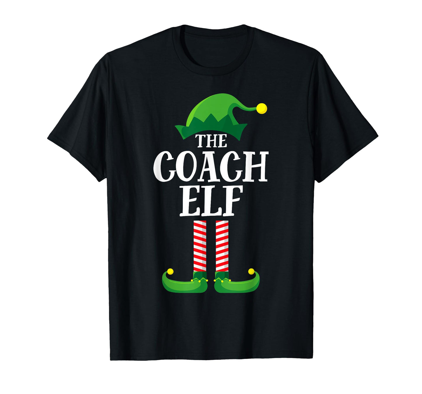 Coach Elf Matching Family Group Christmas Party Pyjamas T-Shirt