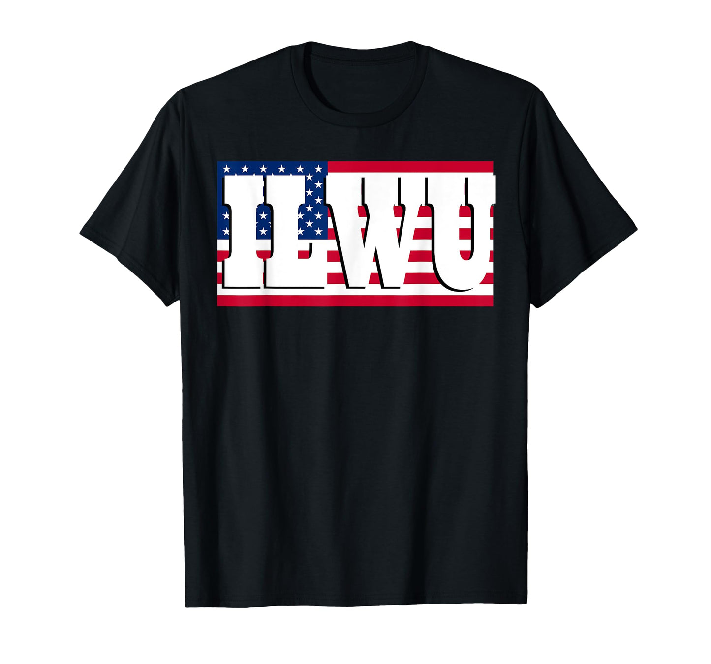 ILWU AMERICAN FLAG Women Men T-Shirt