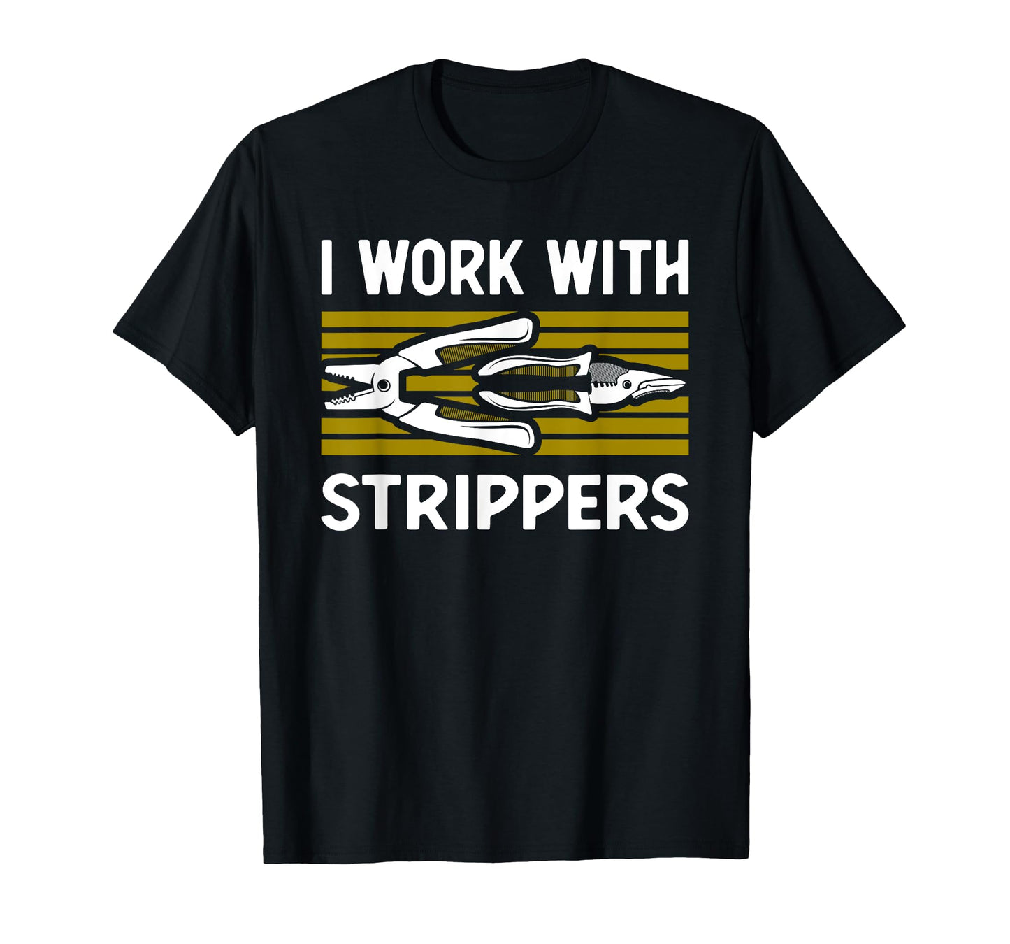Cool Electrician Art Men Women Lineman Electrical Work Tools T-Shirt