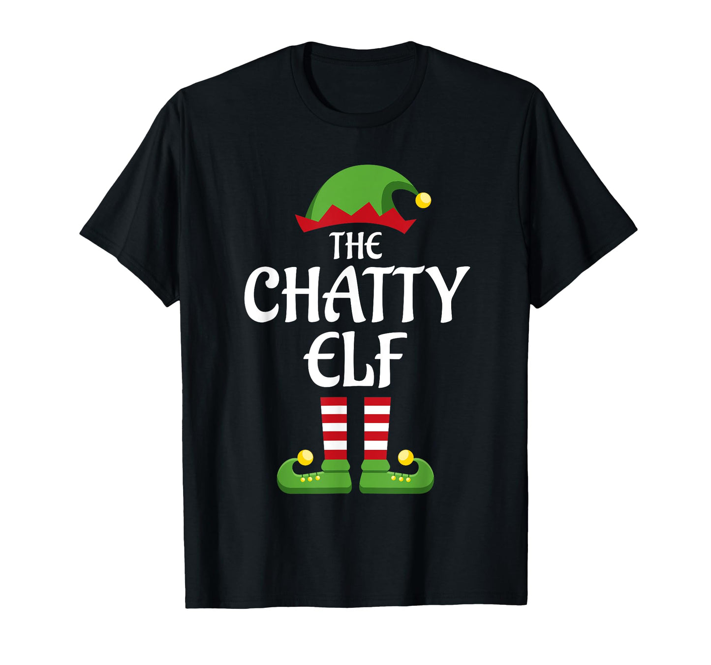Chatty Elf Family Matching Group Christmas T-Shirt