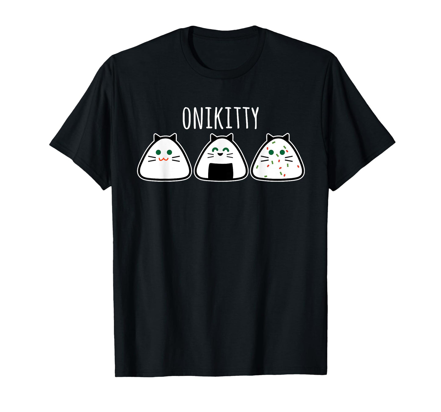 Funny Cat Kawaii Onigiri, Funny Cat T-Shirt