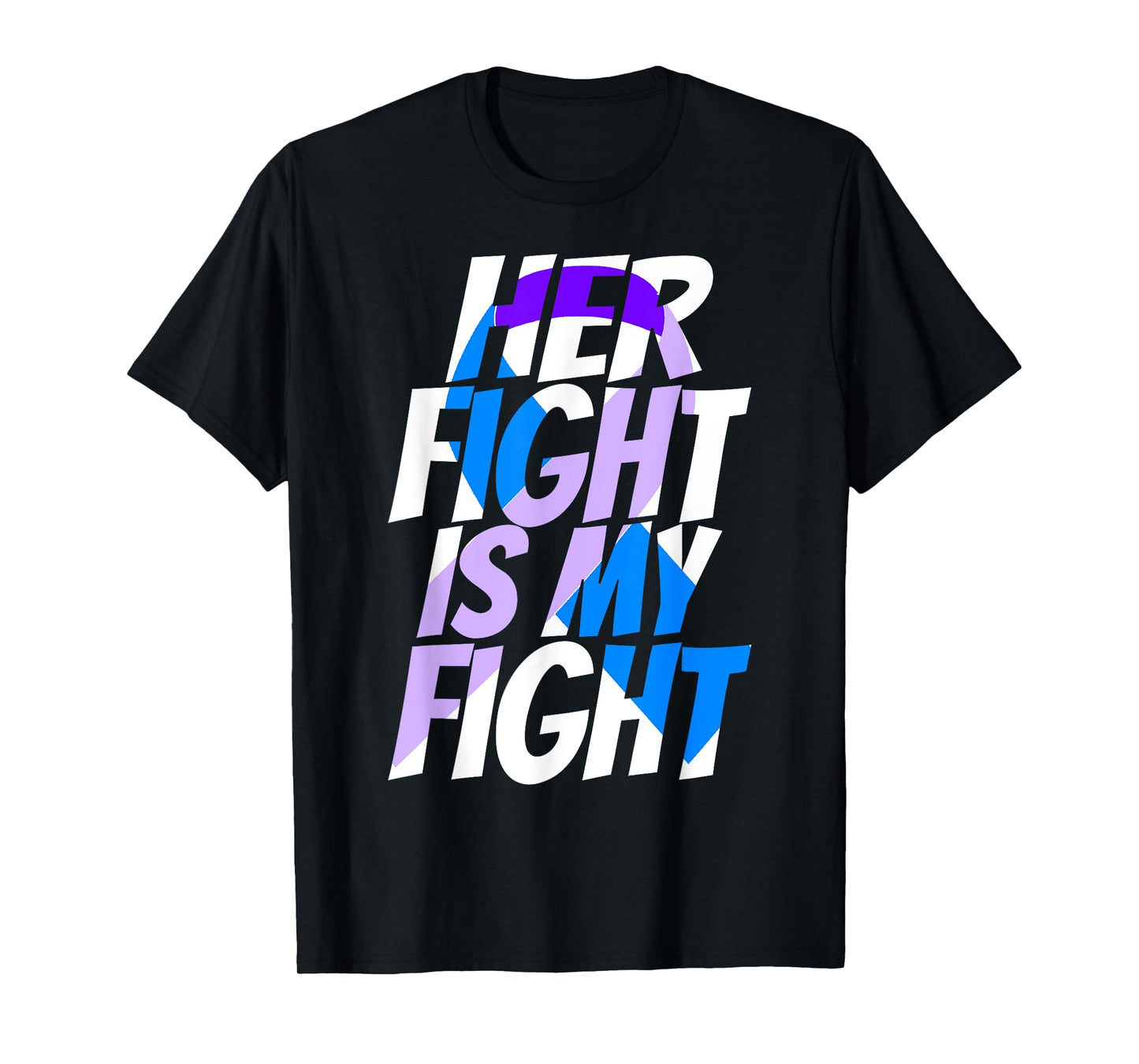 Cute Purple Blue Ribbon Shirt for Her Preeclampsia Awareness T-Shirt