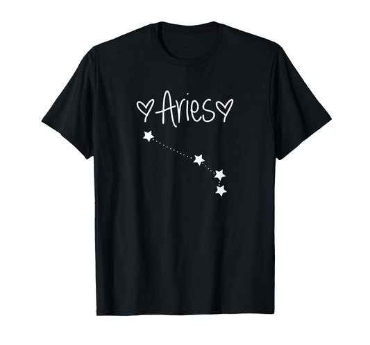 Aries Zodiac Sign Horoscope Astrology March April Birthday T-Shirt