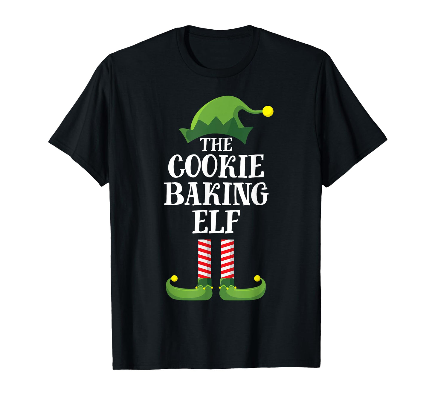 Cookie Baking Elf Matching Family Group Christmas Party PJ T-Shirt