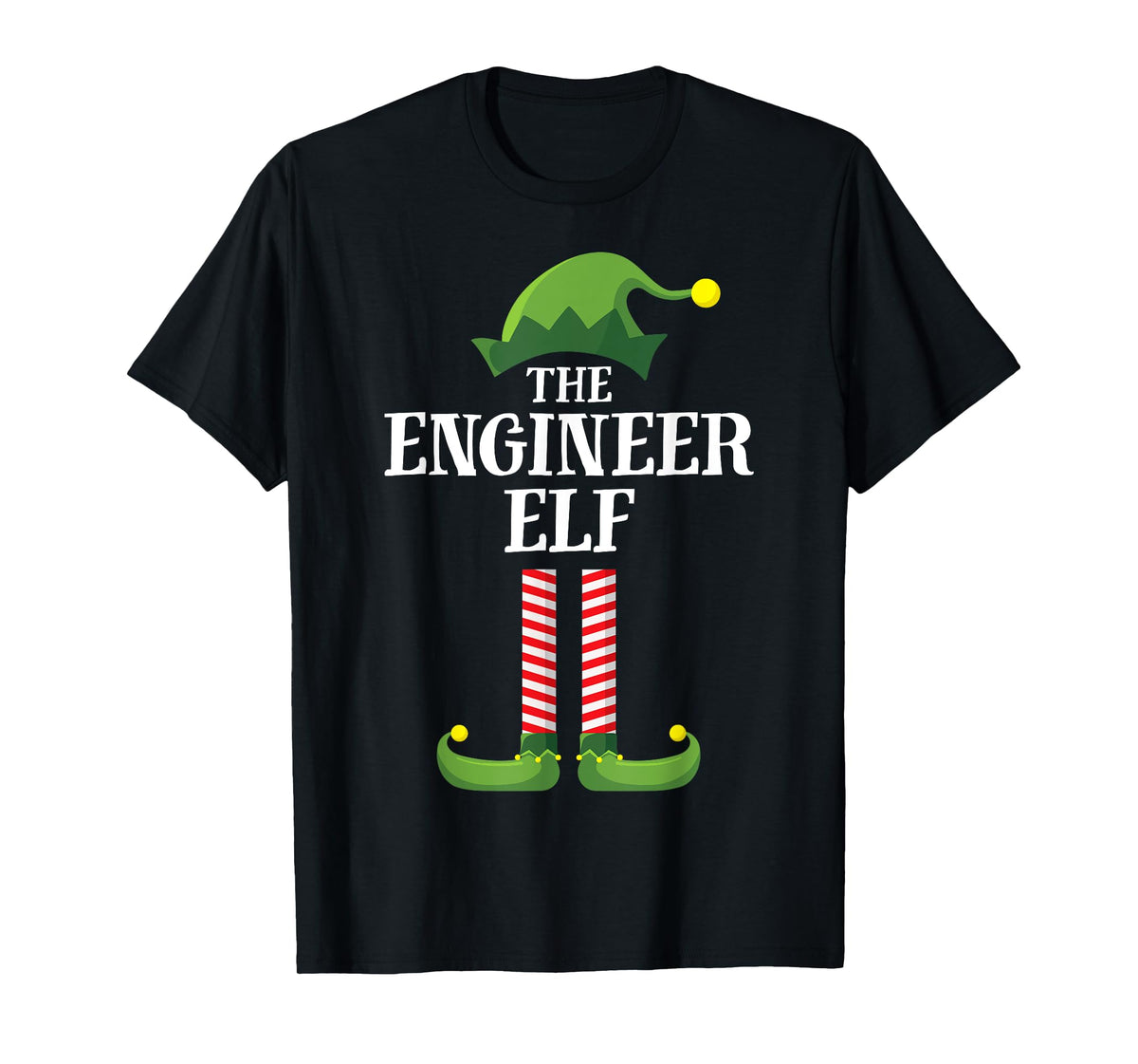 Engineer Elf Matching Family Group Christmas Party Pyjamas T-Shirt