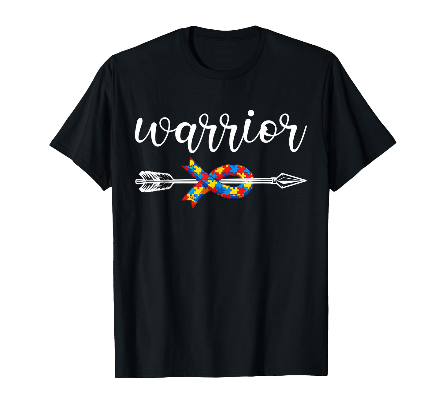 Autism Awareness Women Men Kids Autism Warrior Autistic ASD T-Shirt