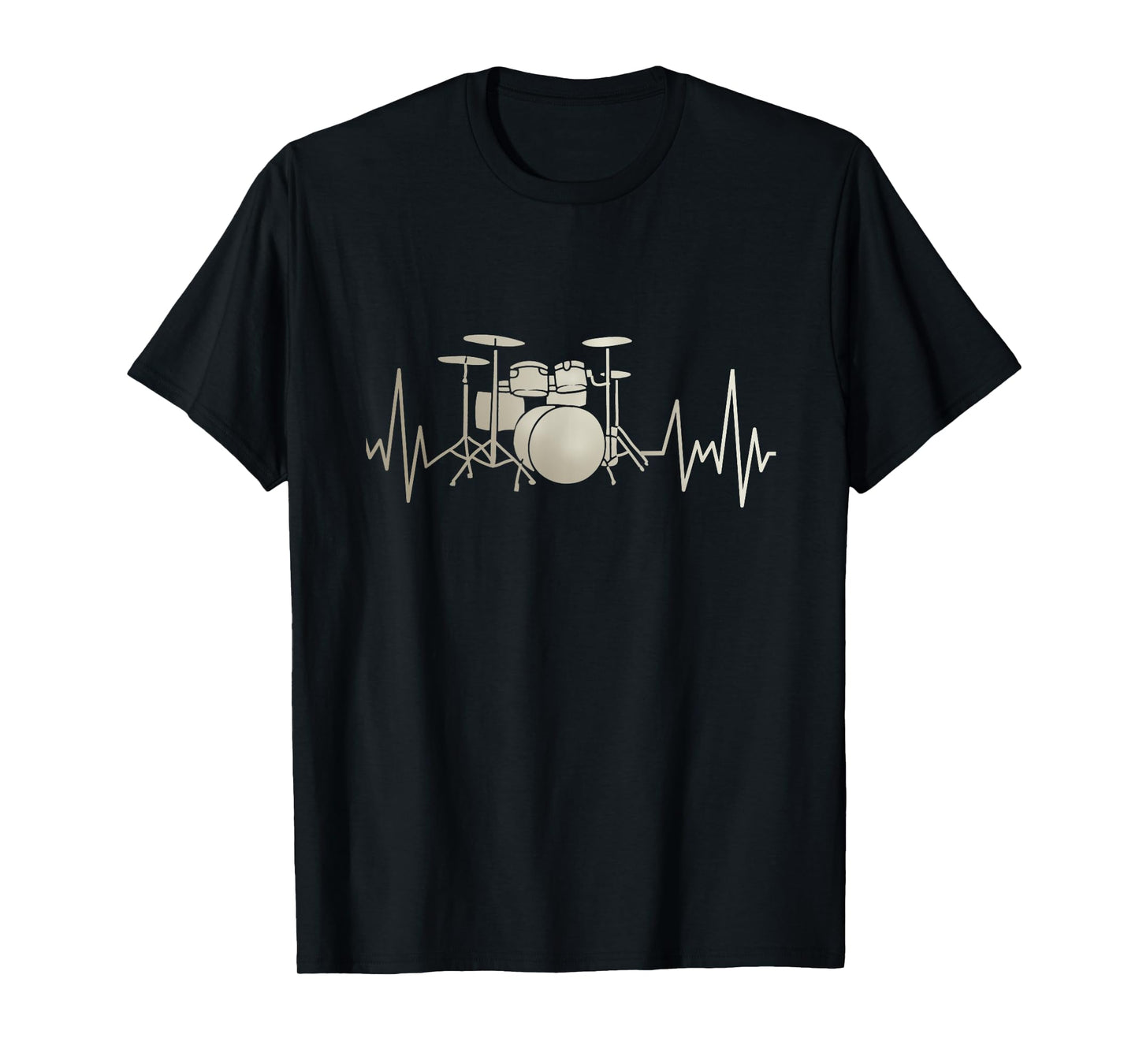 Drum set Heartbeat graphic T-Shirt