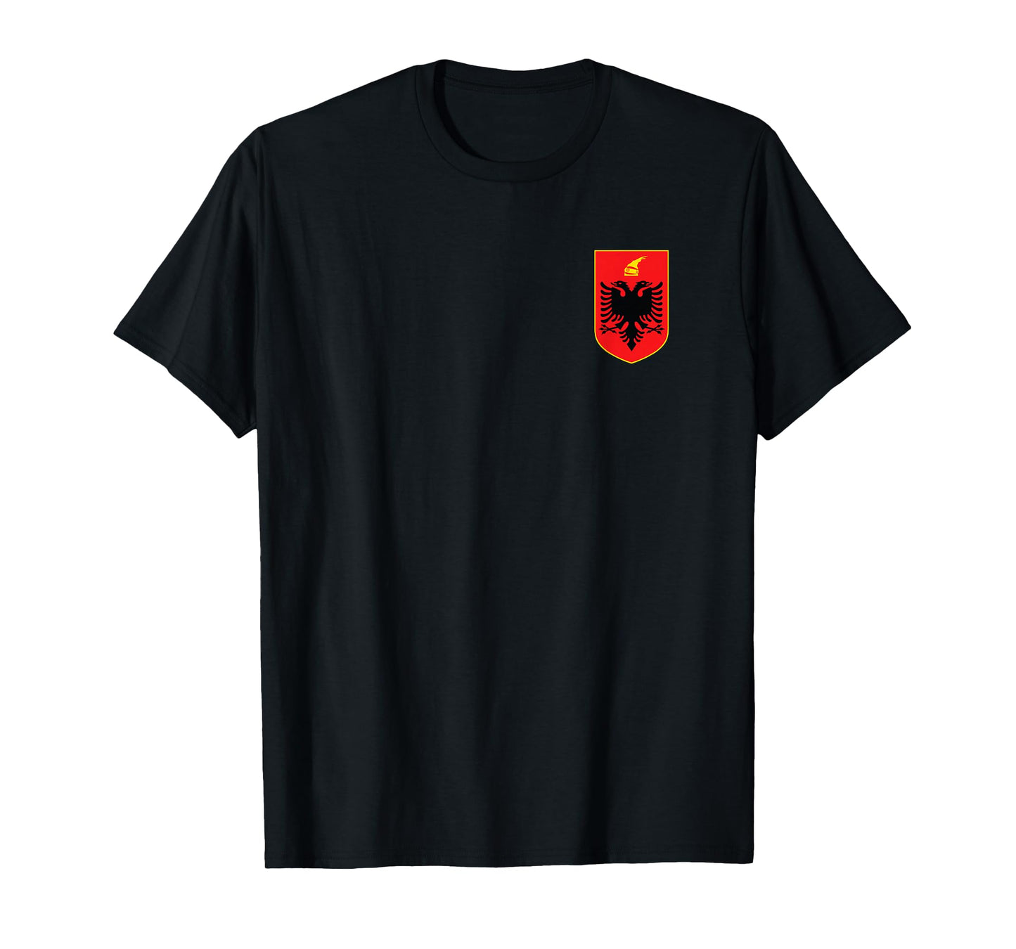 Albania Flag Shirt Red & Black Albanian Eagle T-Shirt