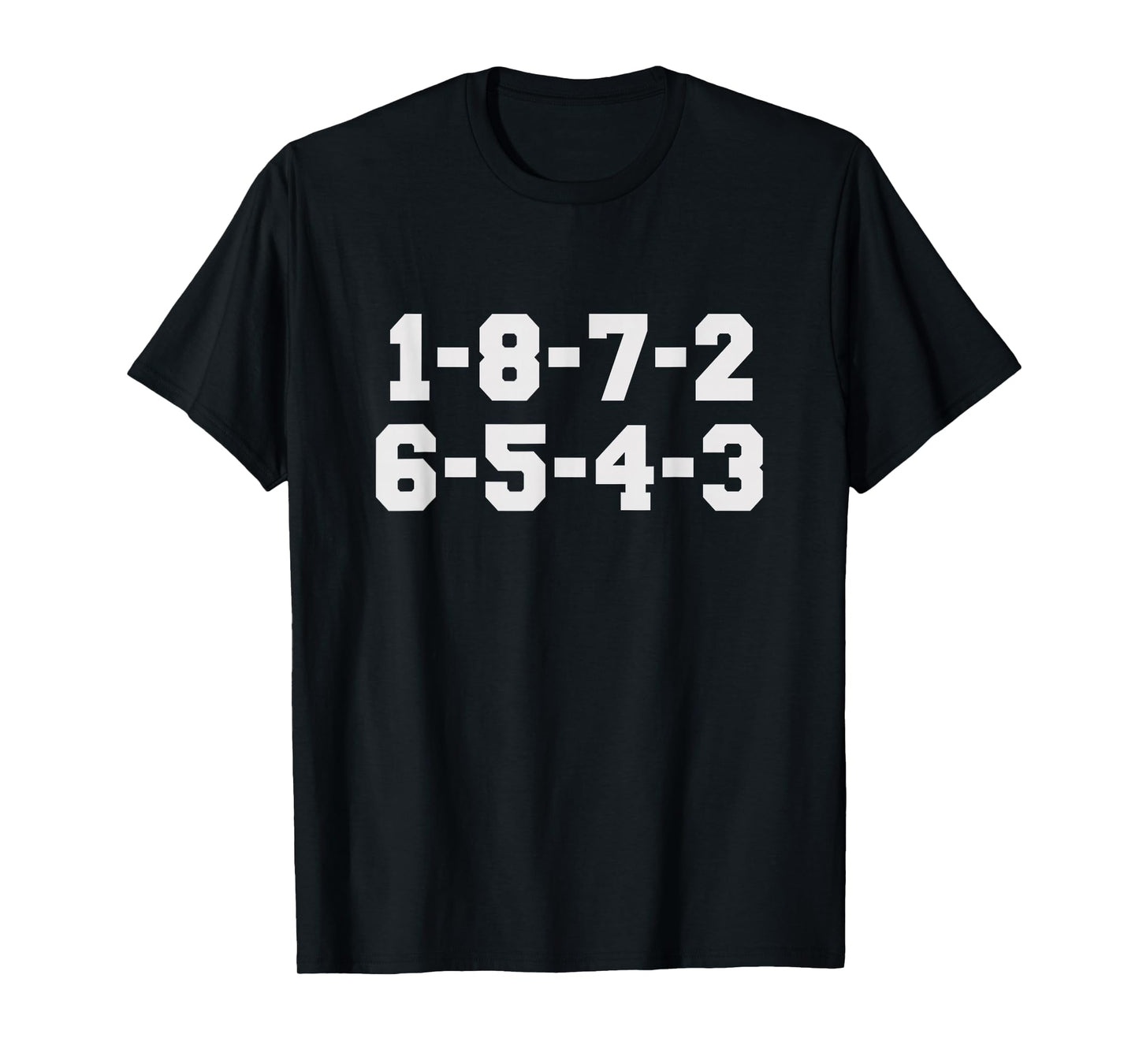 1-8-7-2-6-5-4-3 Firing Order 1-8-7-2-6-5-4-3 T-Shirt Black Men's Classic Fit Short Sleeve T-Shirt Small
