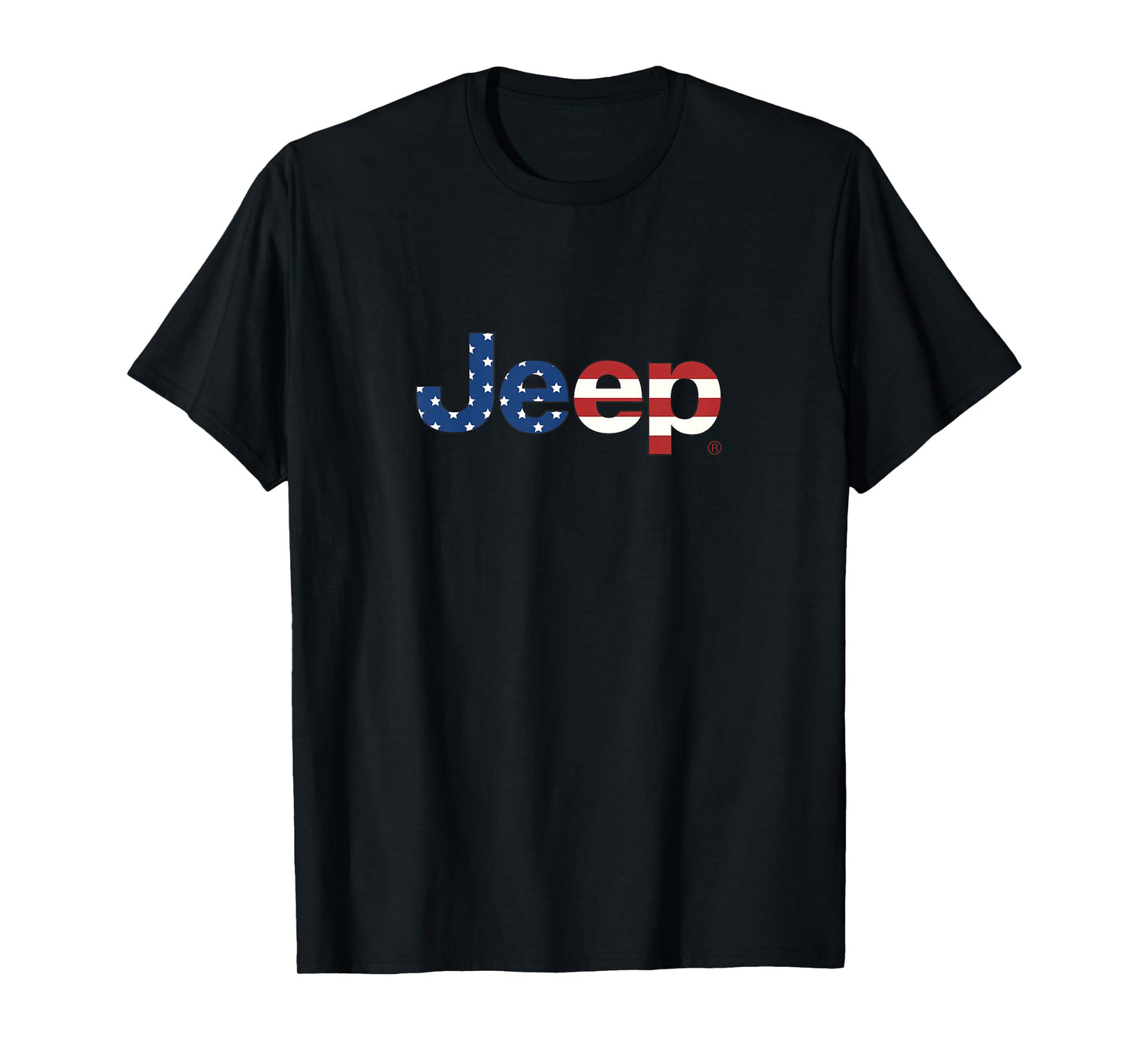 Kids Jeep Flag Wordmark Logo T-Shirt