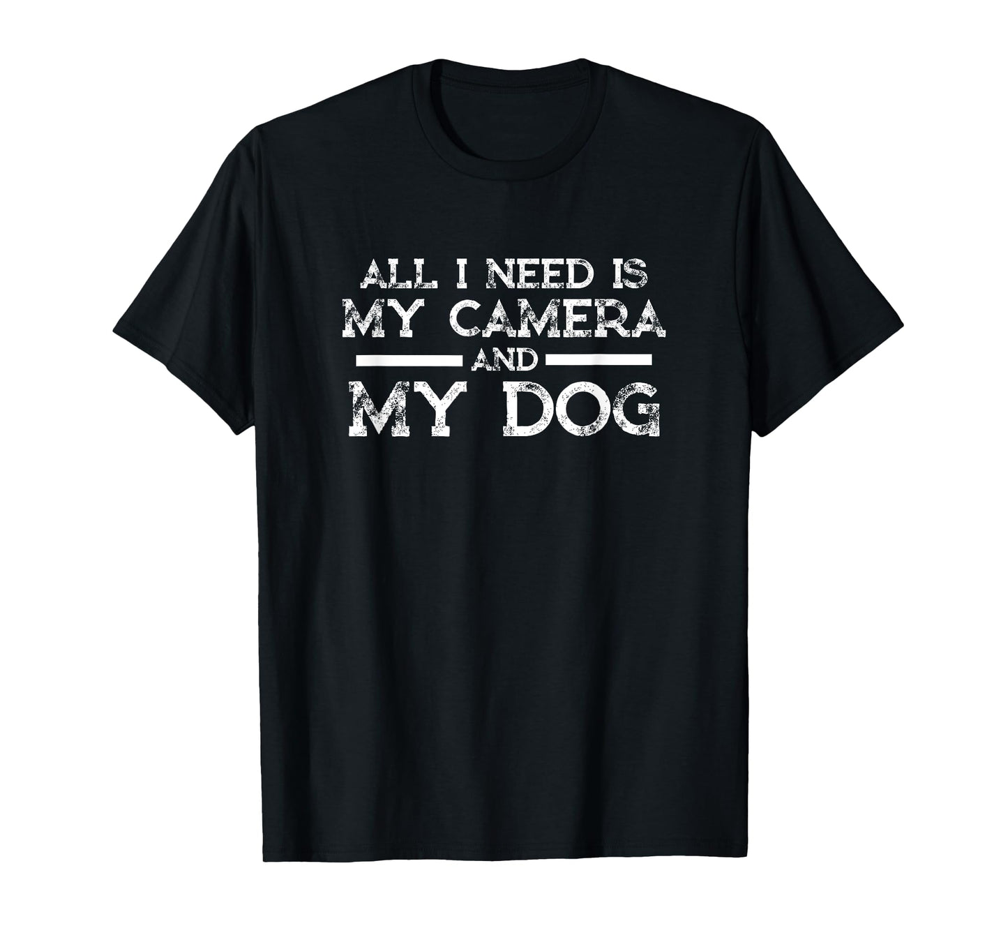 Photographer Gift Funny Photography Fan Camera and dog Shirt T-Shirt for Men Women