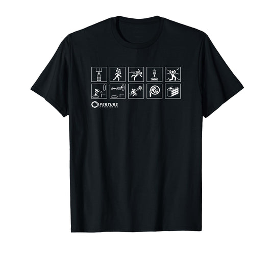 Aperture Labs Jump Into The Portal for Science Funny T-Shirt
