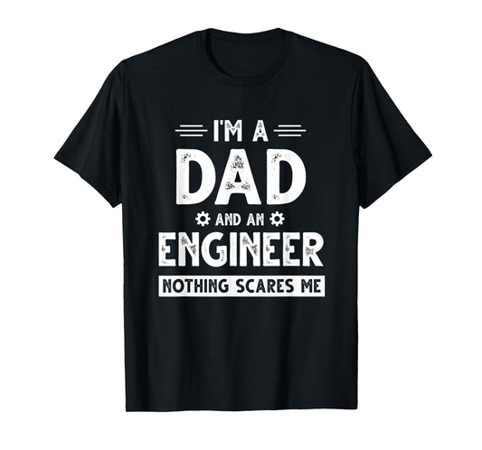 Cute Engineer Dad Men Father's Day Mechanical Engineering T-Shirt