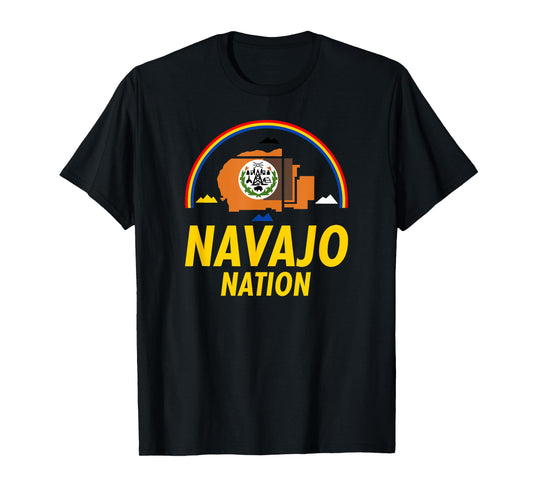Navajo-Nation Flag: Native American Mens Womens Kids T-Shirt