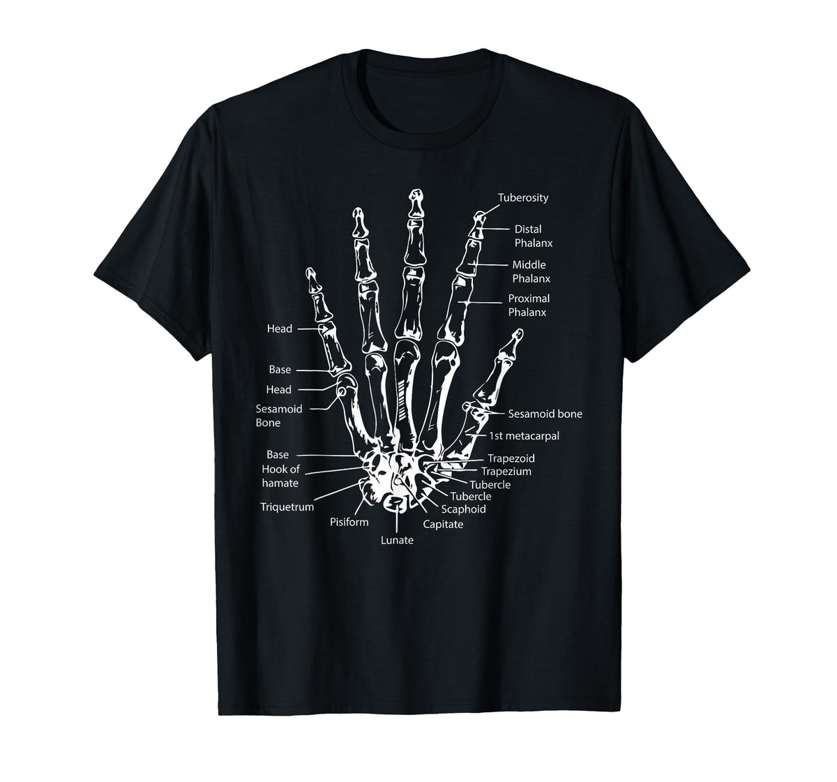 Human Hand Anatomy Shirt Christmas Gift for Physician T-Shirt