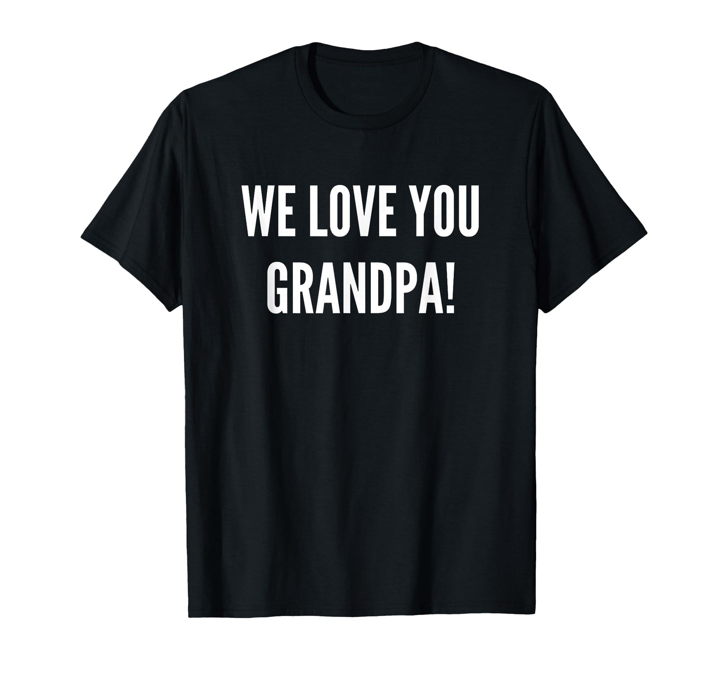 We Love You Grandpa: Matching Family Photography Gift T-Shirt