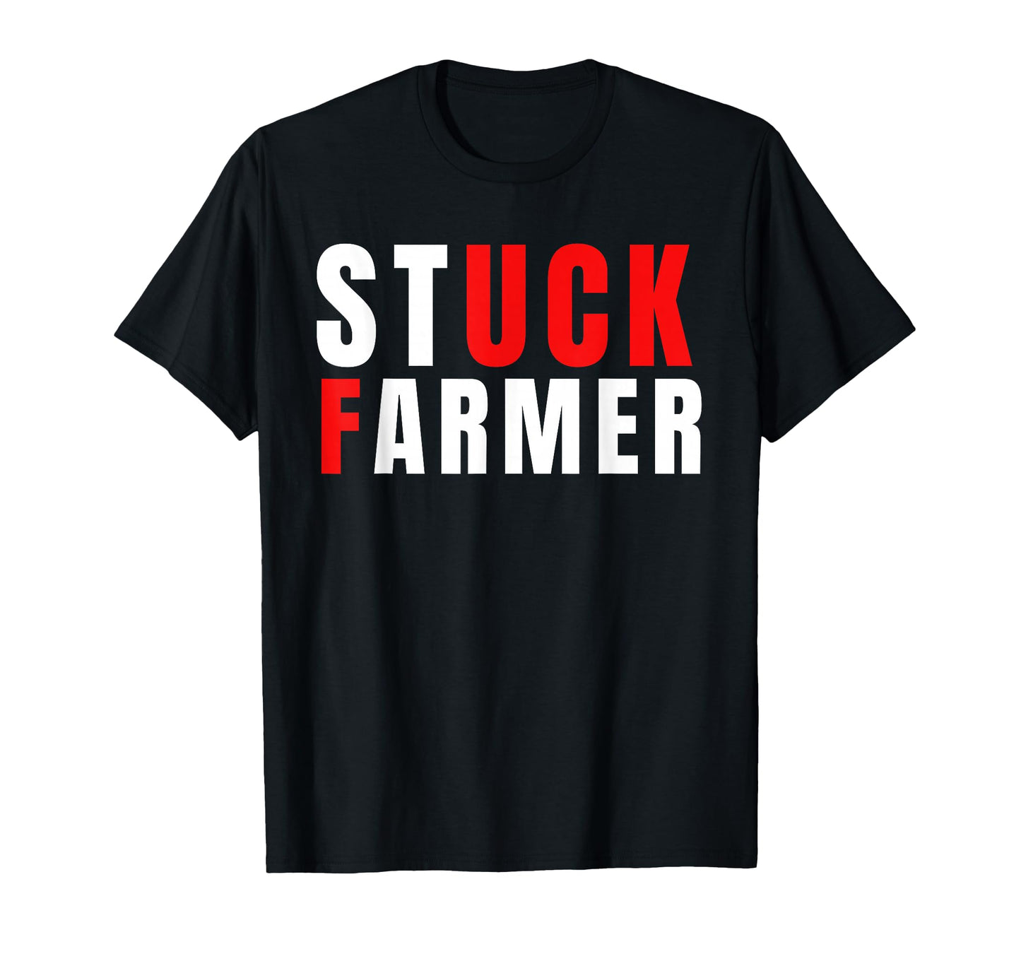 Funny Stuck Farmer Keir Starmer Parody - Political Humor Tee T-Shirt