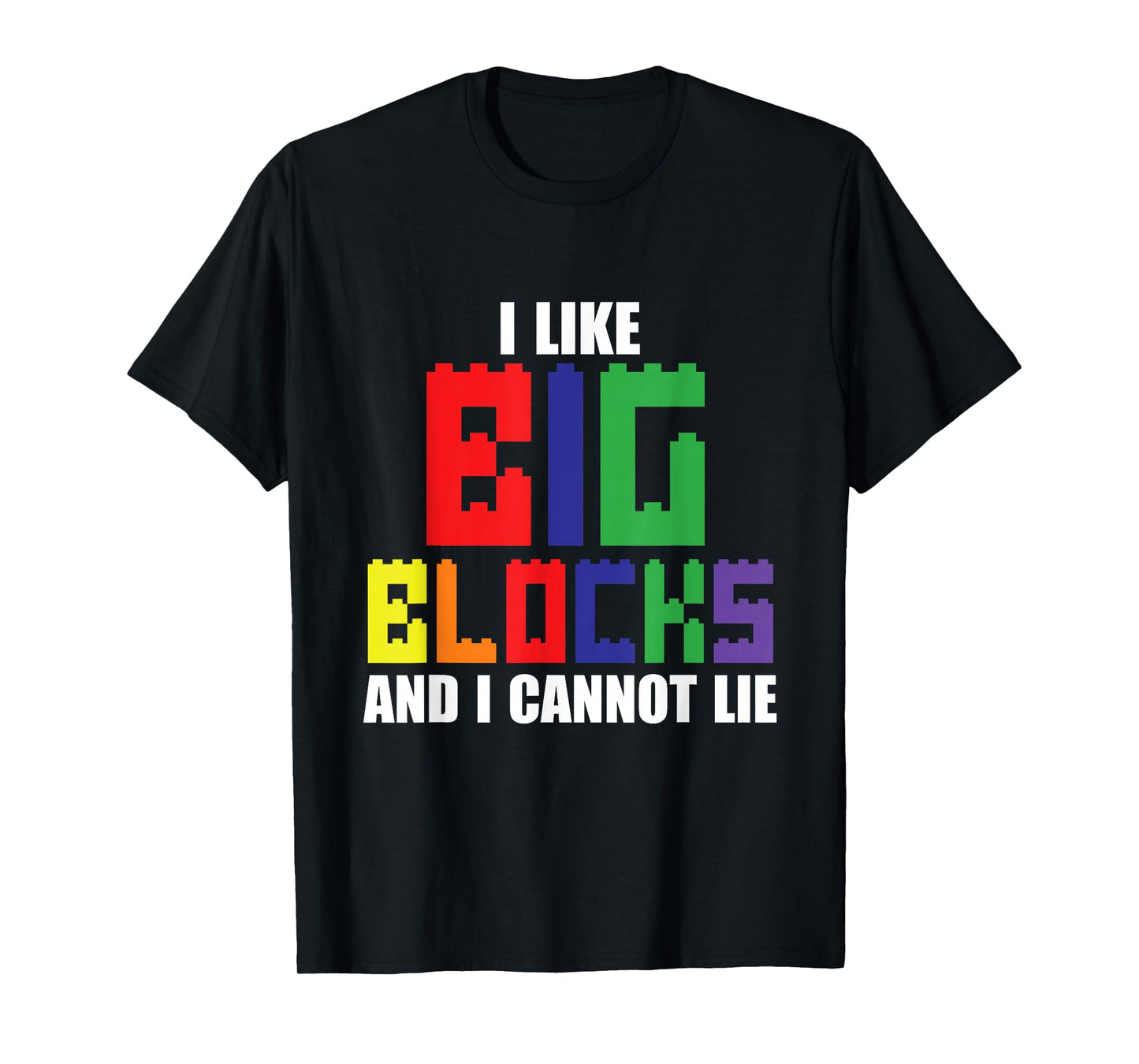 Like Big Blocks Master Builder Building Blocks Bricklayer T-Shirt