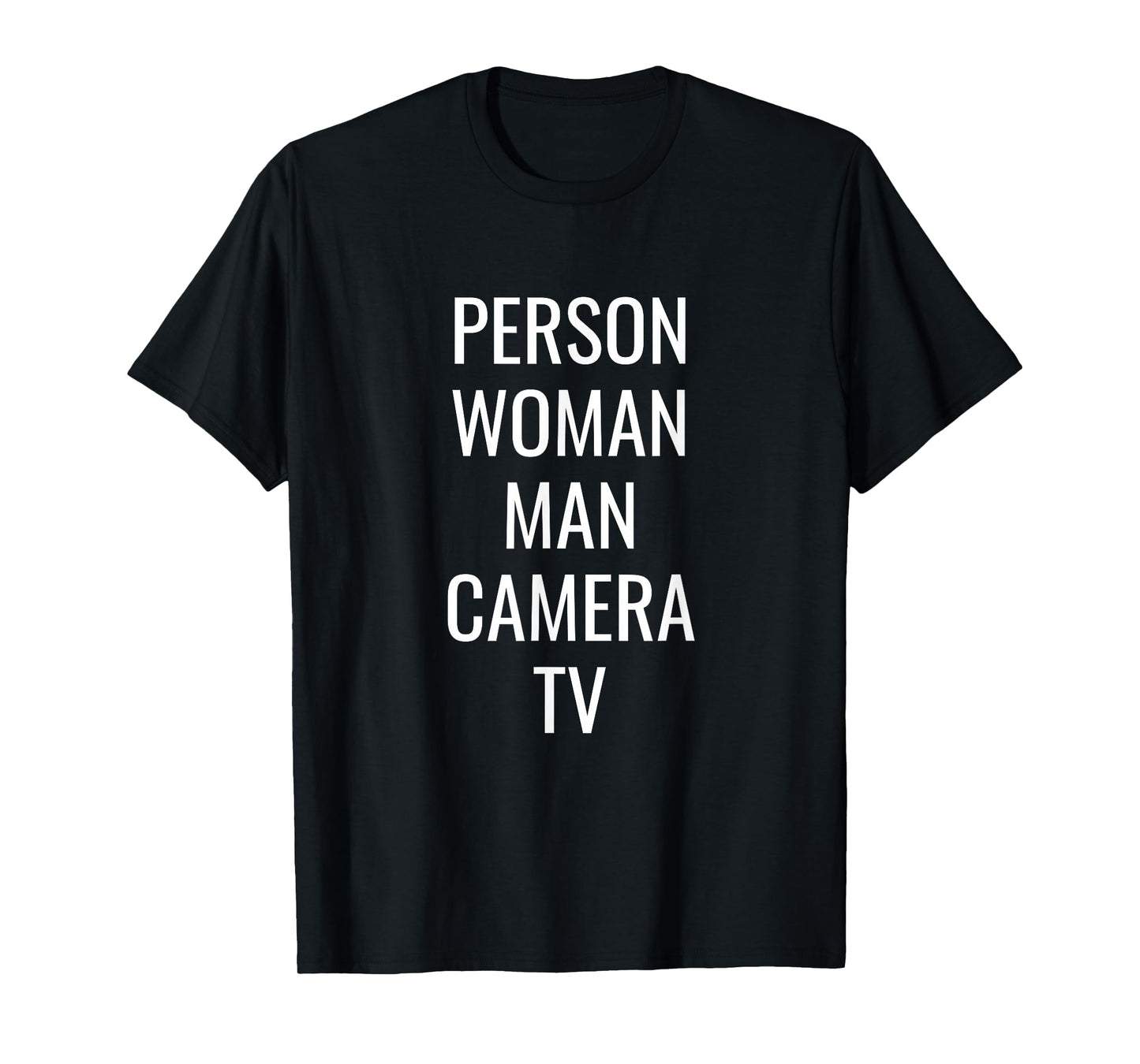 Person Woman Man Camera TV T-Shirt