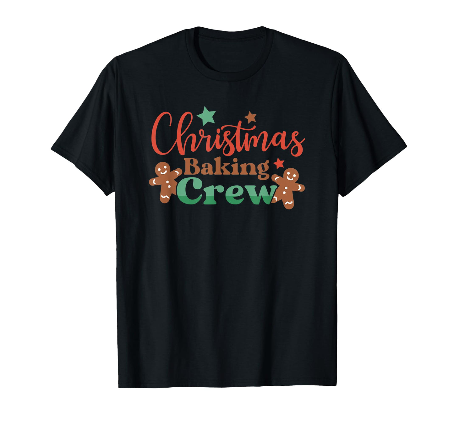 Christmas Cookie Crew Family Baking Team Xmas Tree Bakers T-Shirt