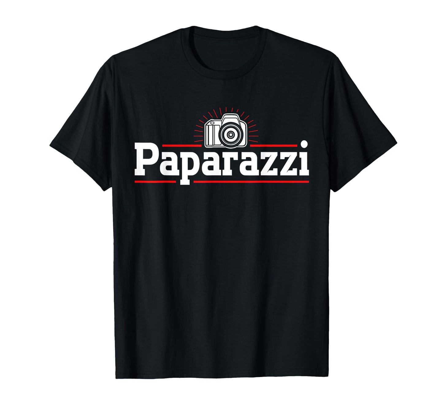 Photography Camera Lens Retro Paparazzi T-Shirt