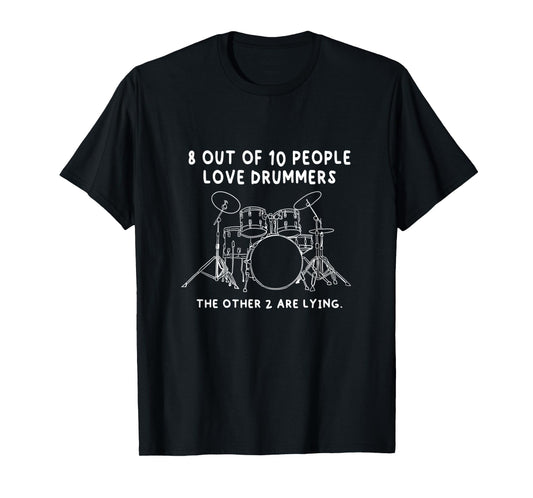 Funny Drums Drumming Snare Rock T-Shirt