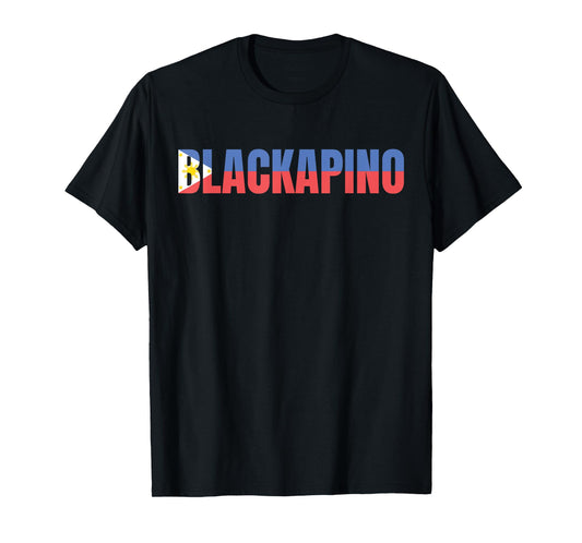 Blackapino with Philippines Flag, Black Filipino, Blackapino T-Shirt