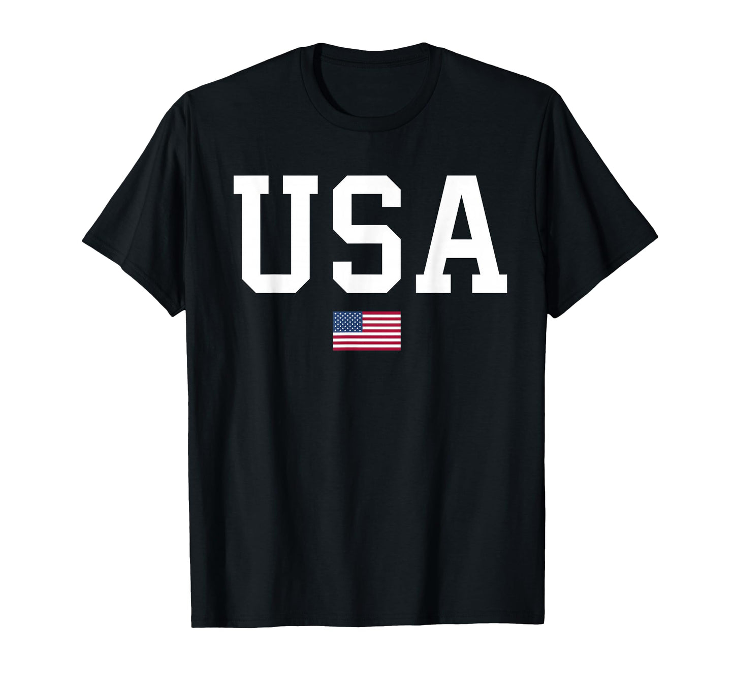 USA Women Men Kids American Flag Patriotic 4th of July T-Shirt