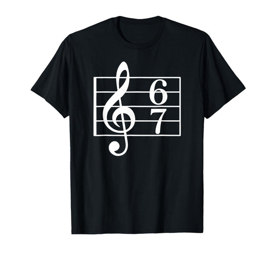 67 Music Meme Slang Six Seven Music Teacher School Choir T-Shirt