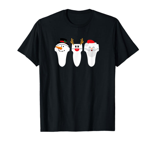 Christmas Ultrasound Transducer Sonogram Probe Holiday Tech T-Shirt