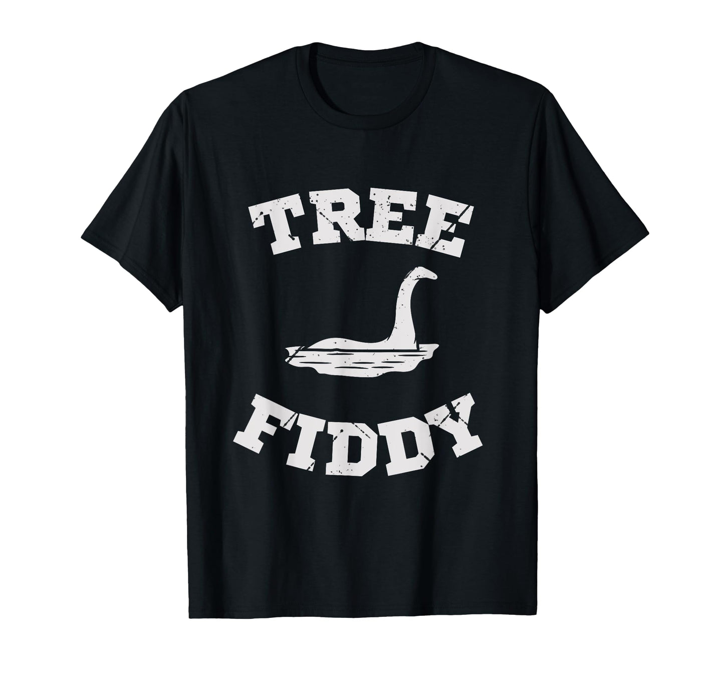 Tree Fiddy Funny Meme Distressed Tree Fiddy Halloween T-Shirt