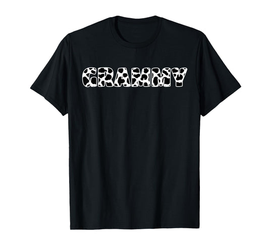 Cow Grammy Birthday Family Matching Mothers Day Farm T-Shirt