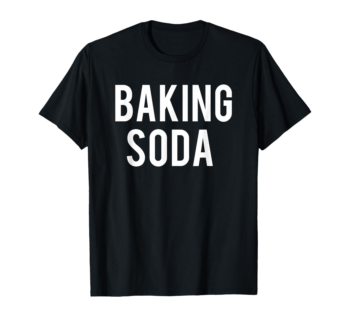Baking Soda Tee Shirt White Text T-Shirt