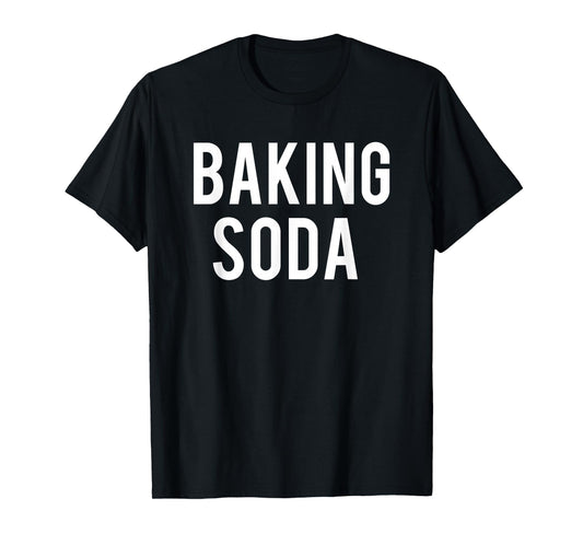 Baking Soda Tee Shirt White Text T-Shirt