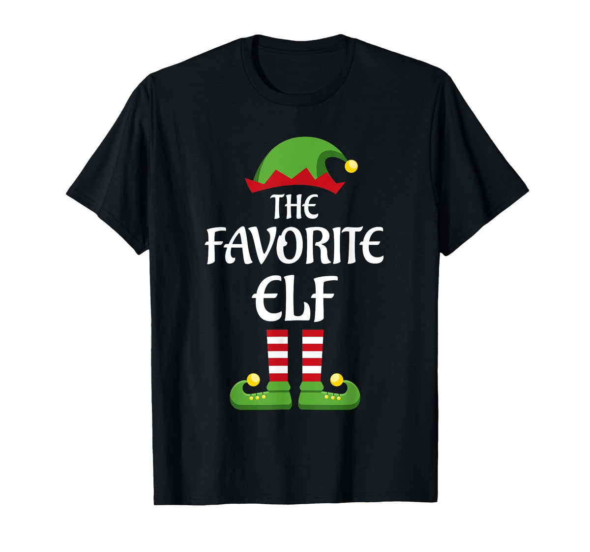 Favorite Elf Family Matching Group Christmas T-Shirt