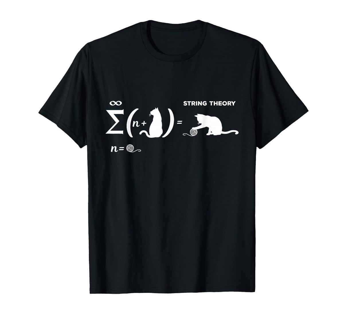 Schrödingers String Theory - Cat Physicist Quantum Mechanics T-Shirt