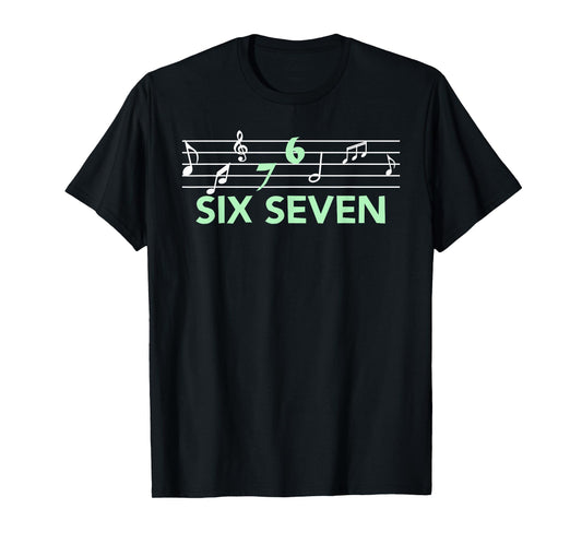 Funny Musical 67 Music Meme Slang Six Seven Music Teacher T-Shirt