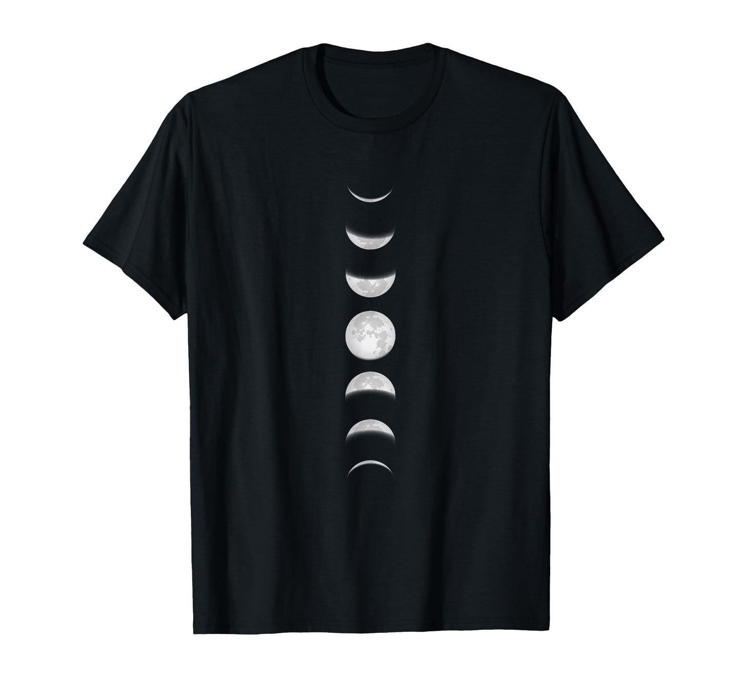 Moon Phases Lunar Gothic Goth Witchy Wicca Grunge Witchcraft T-Shirt
