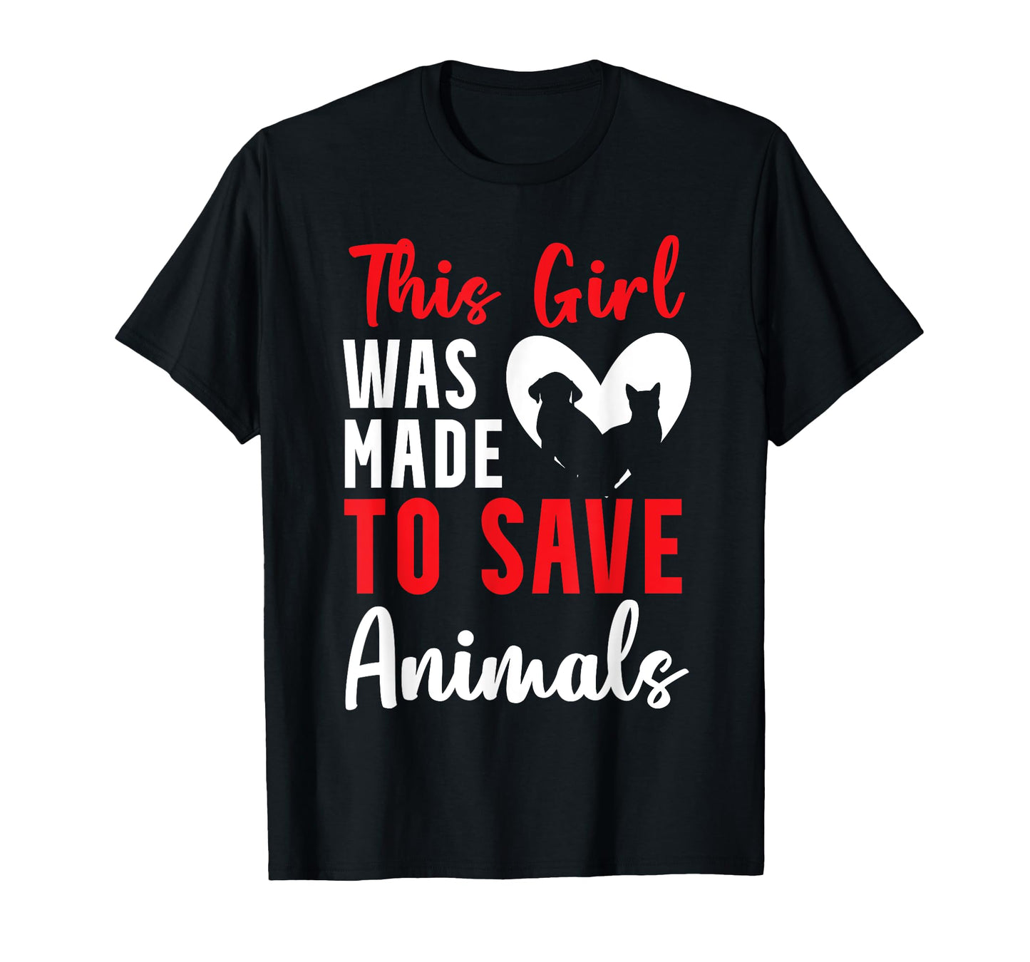 Animal rescuer girl dog rescuer animal rescuer T-Shirt