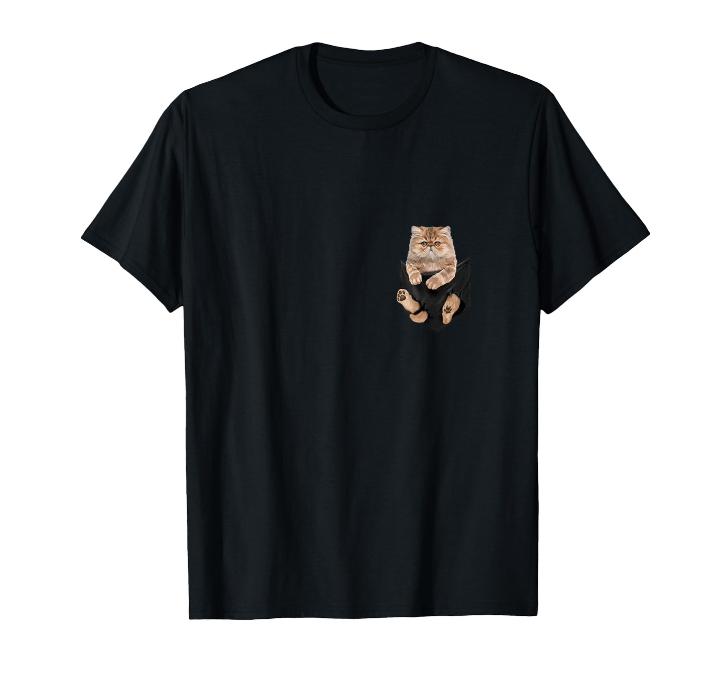 Cat lovers gifts Persian in a bag Men Women Girls Kids T-Shirt