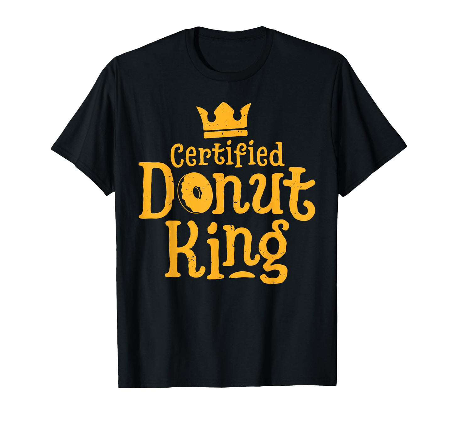 Certified Donut King Funny Boys Men Doughnut Food Lover T-Shirt