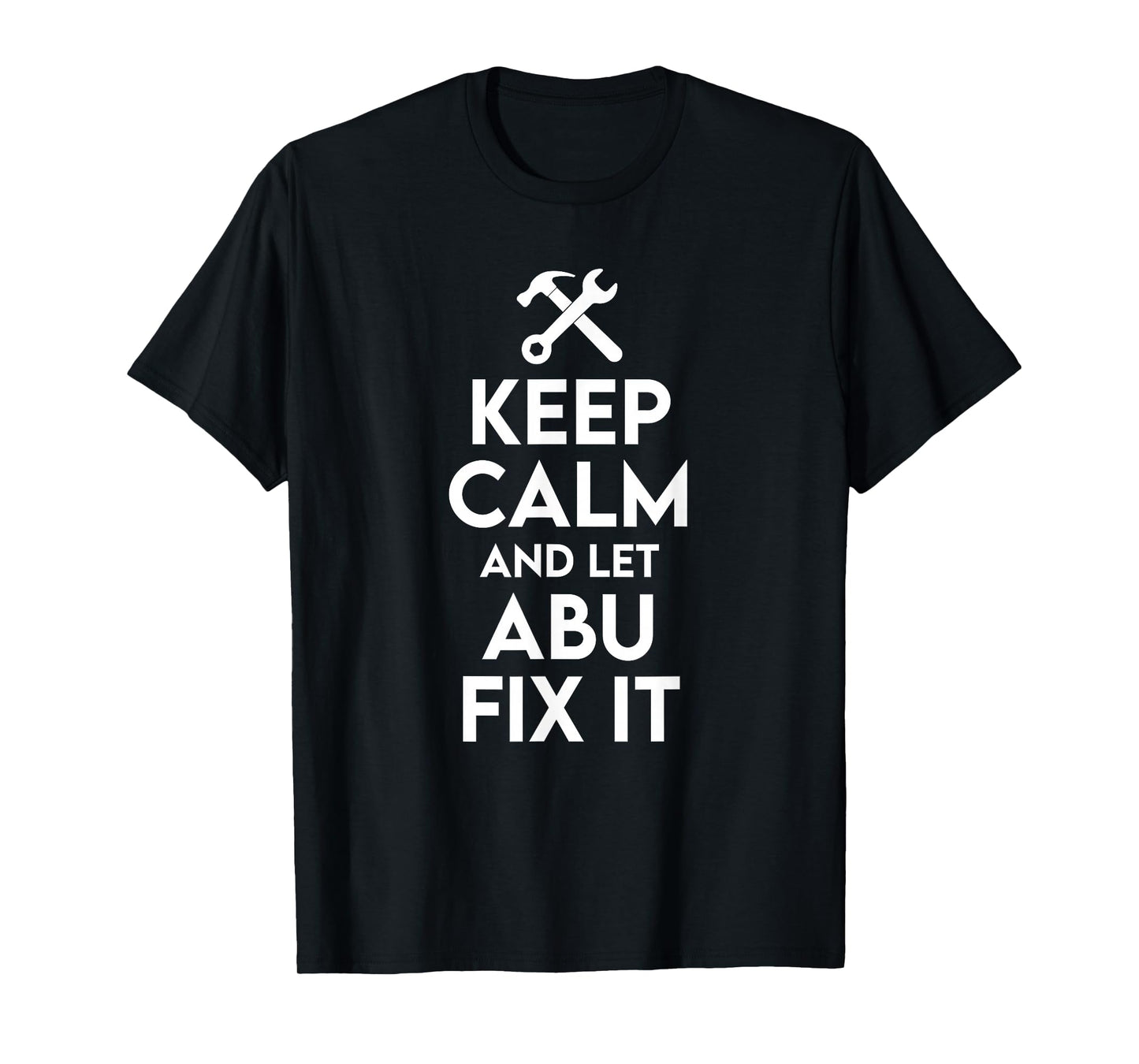 Abu Handyman Birthday Name Personalized Abu Mechanic T-Shirt